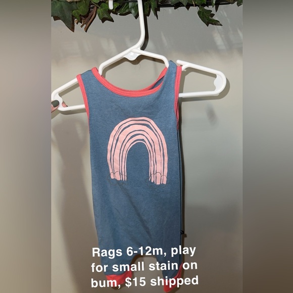 Rainbow Rags Tank Shortie - Picture 1 of 2